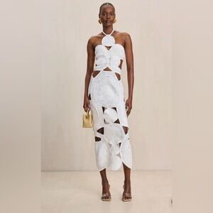 Cult Gaia SHENAZ CROCHET DRESS